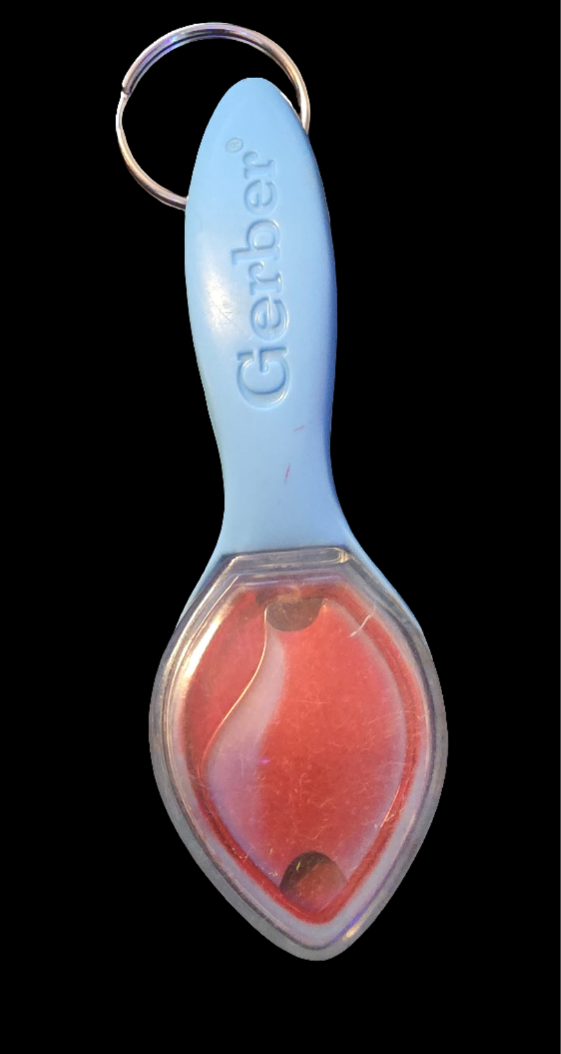 Gerber medicine spoon keychain