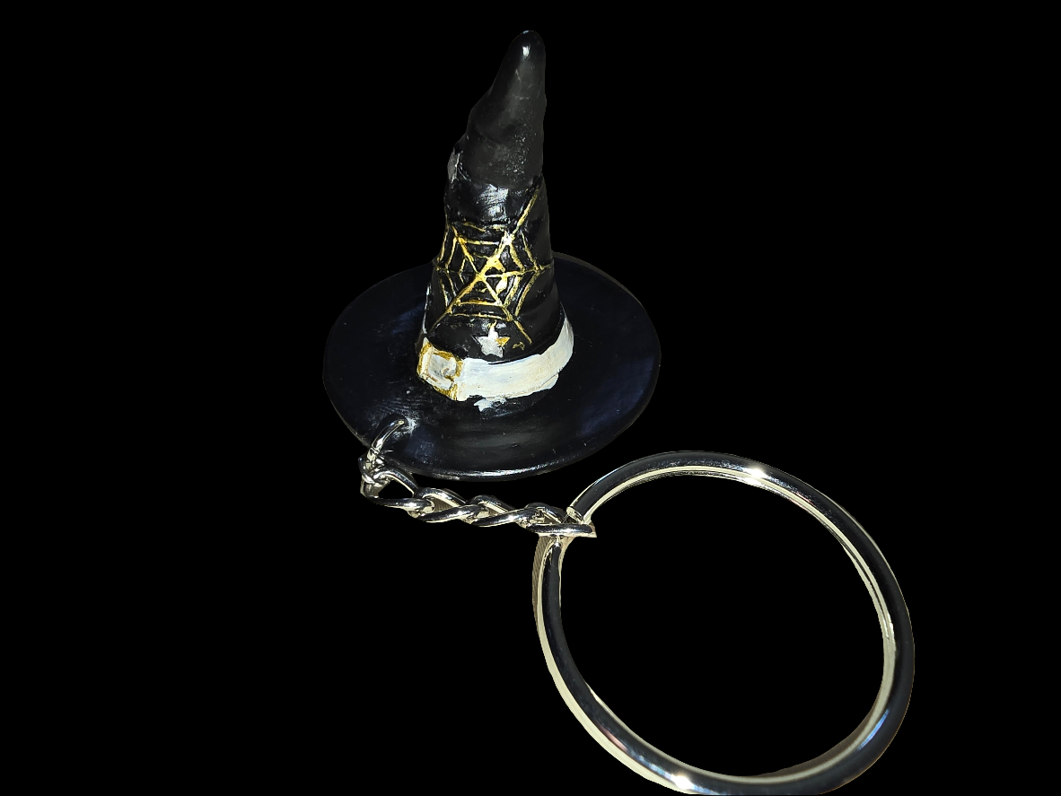Witch hat keychain