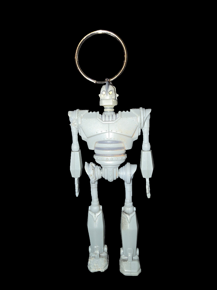 Iron giant keychain