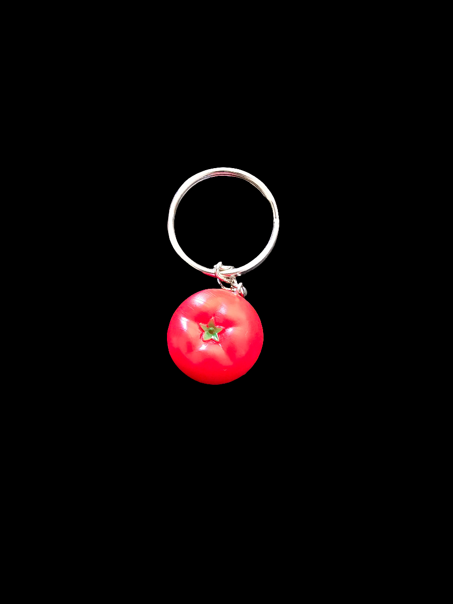 Tomato keychain take better photo
