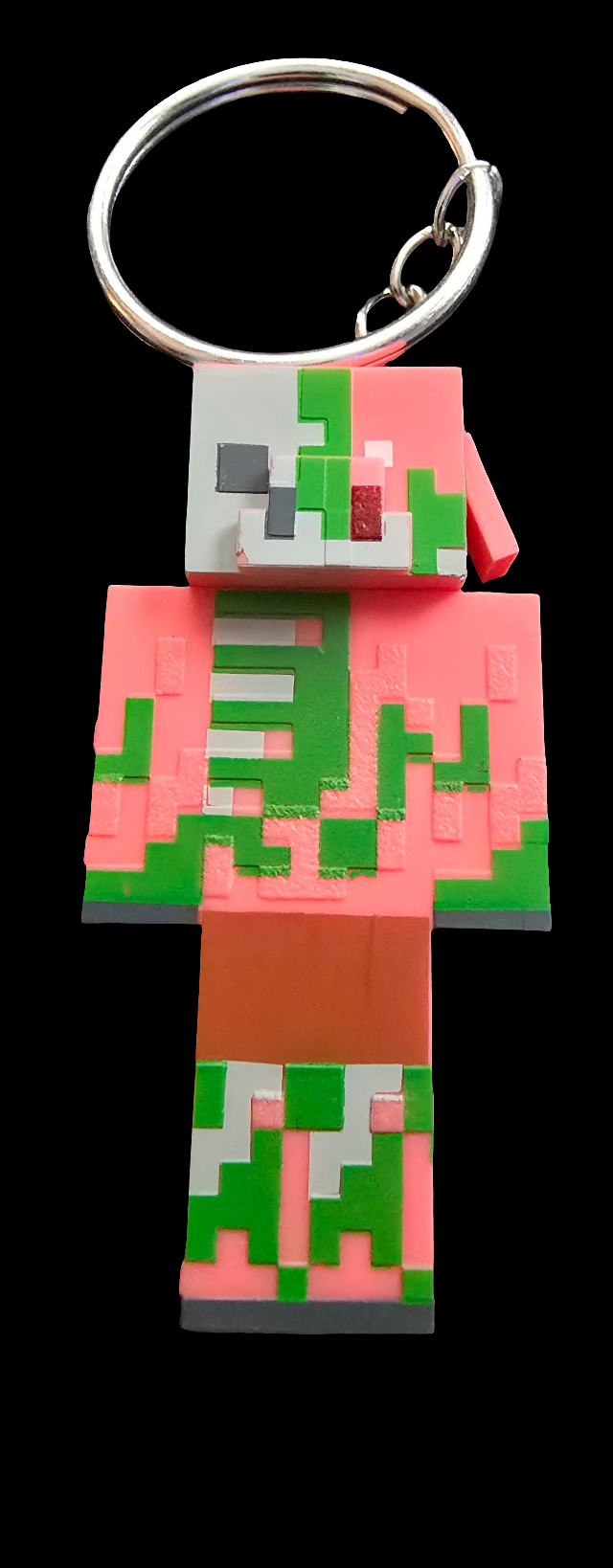 Minecraft figure keychains