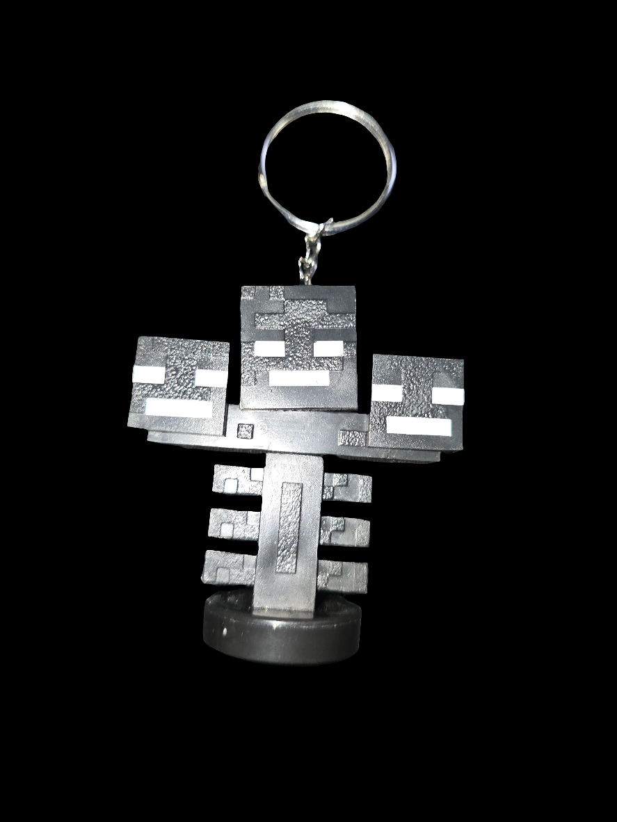 Minecraft figure keychains