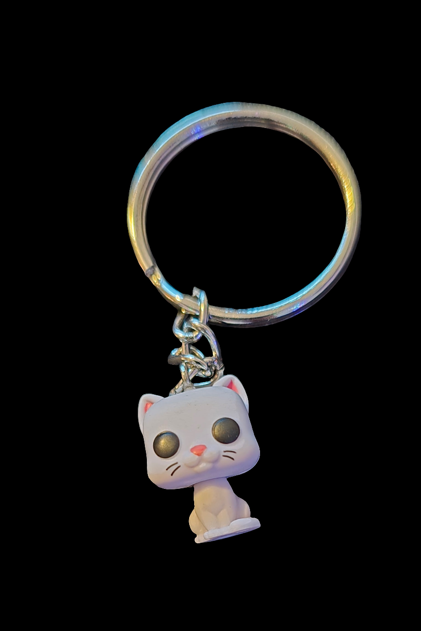 Funko cat keychain
