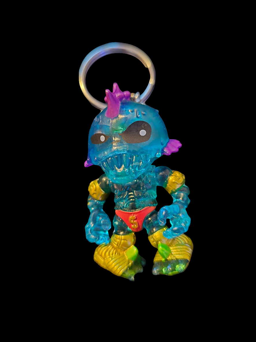 Swamp monster keychain