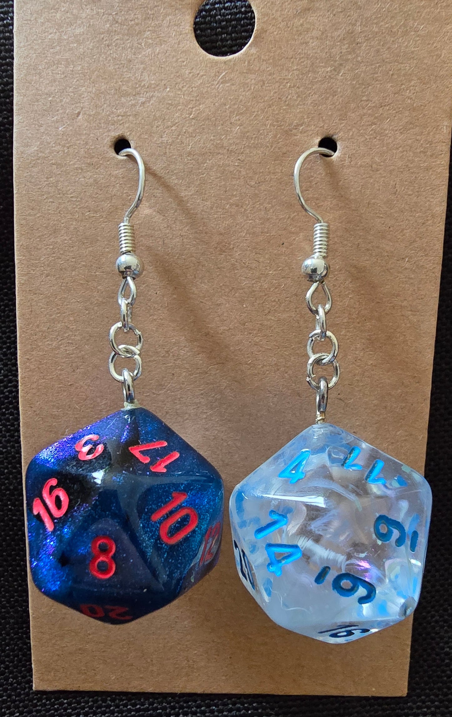 Dice earrings