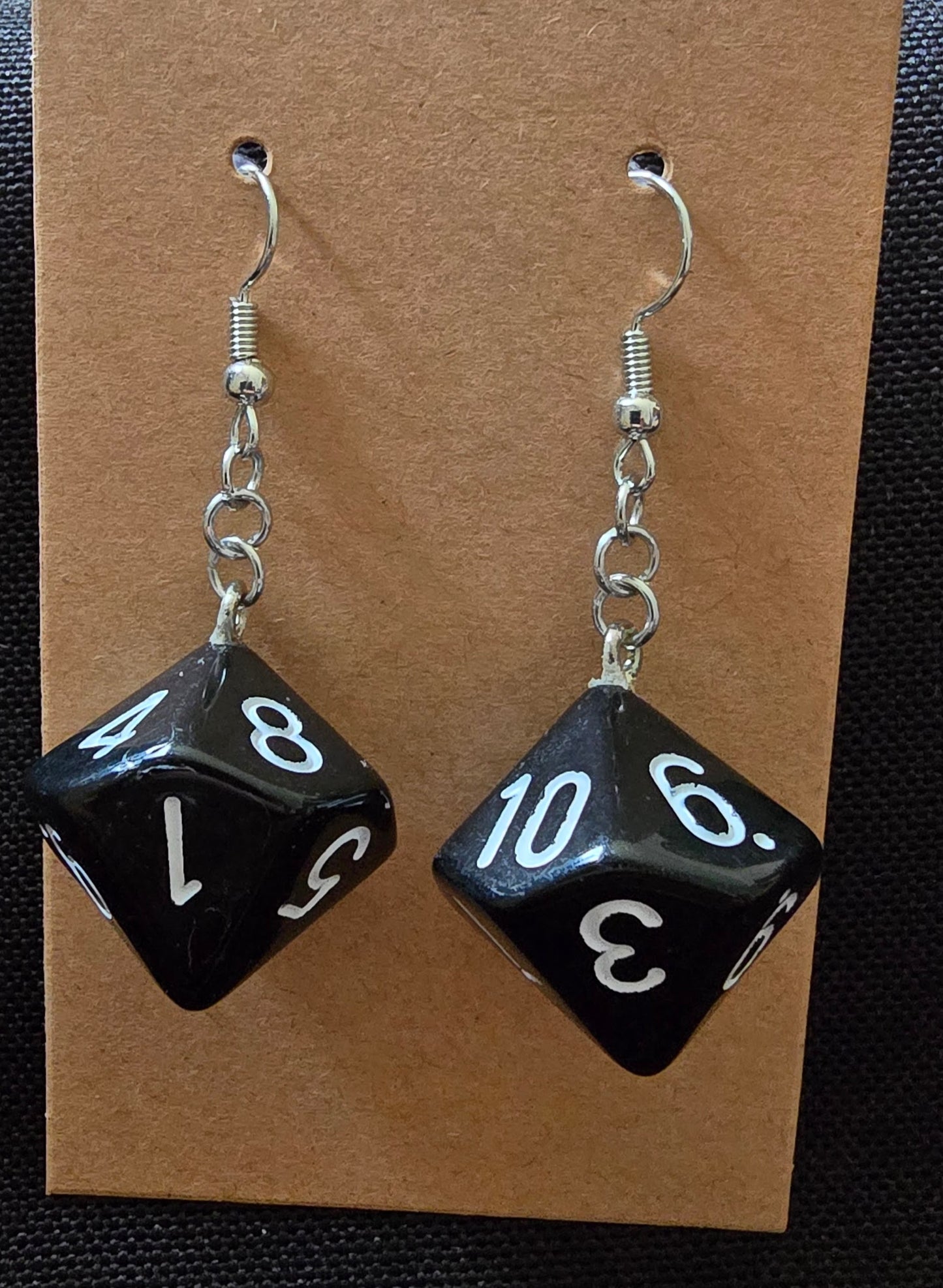Dice earrings