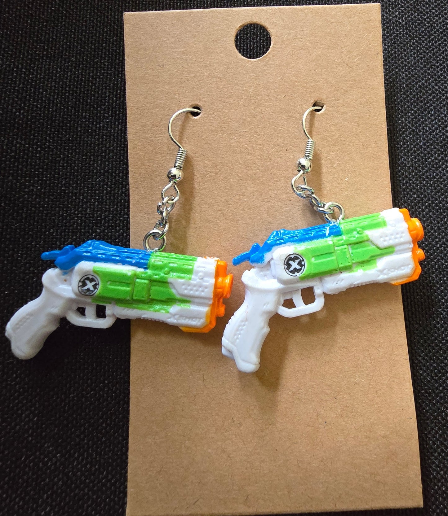Nerf gun earrings