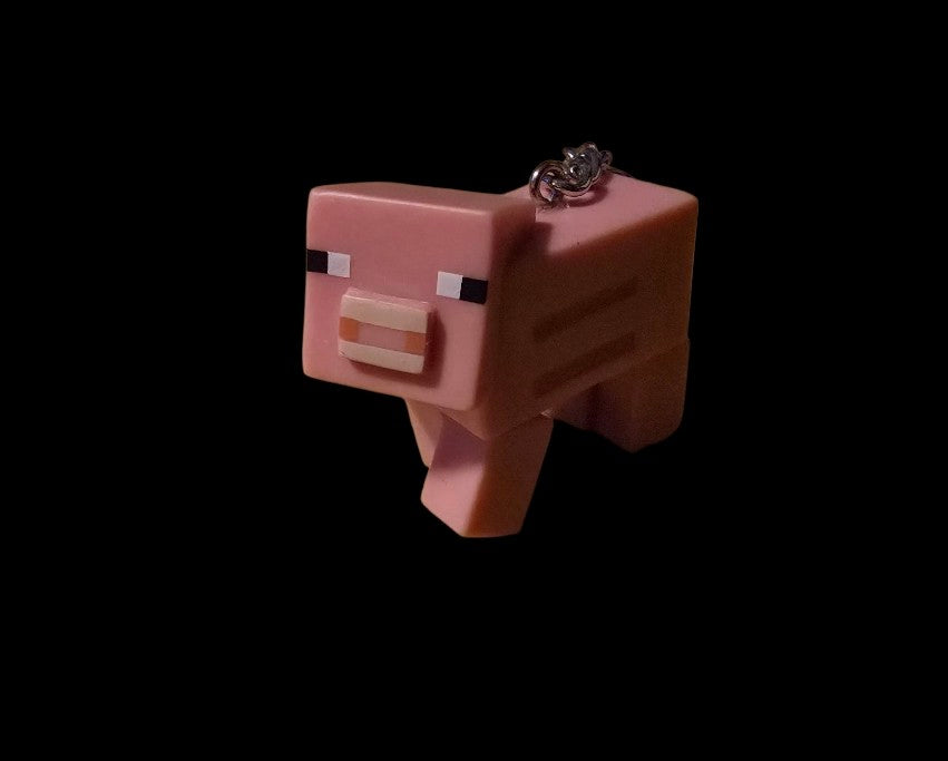 Minecraft figure keychains
