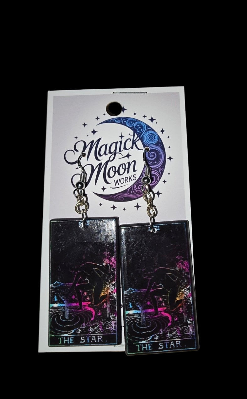 Pastel Tarot earrings