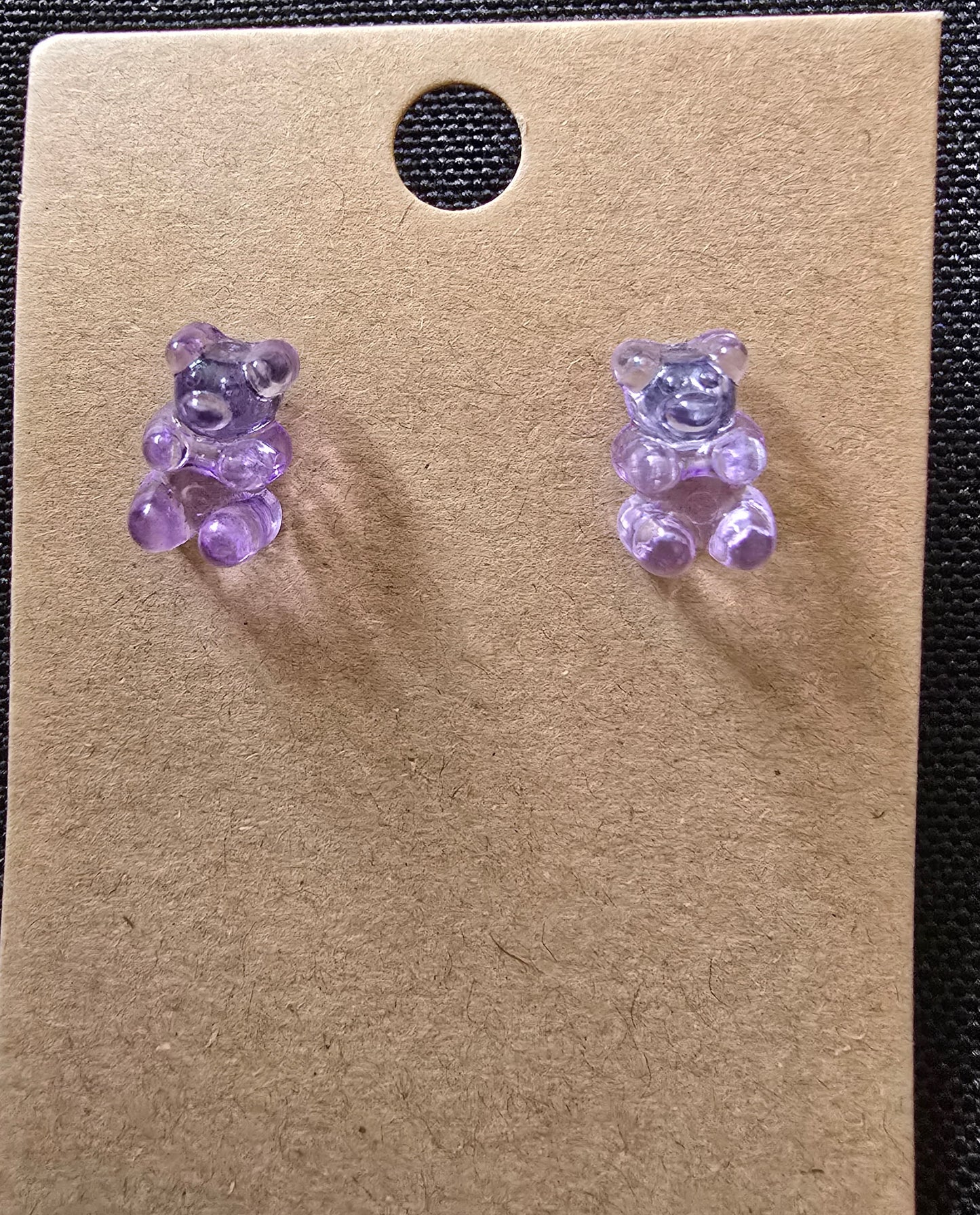 Gummy bear stud earrings