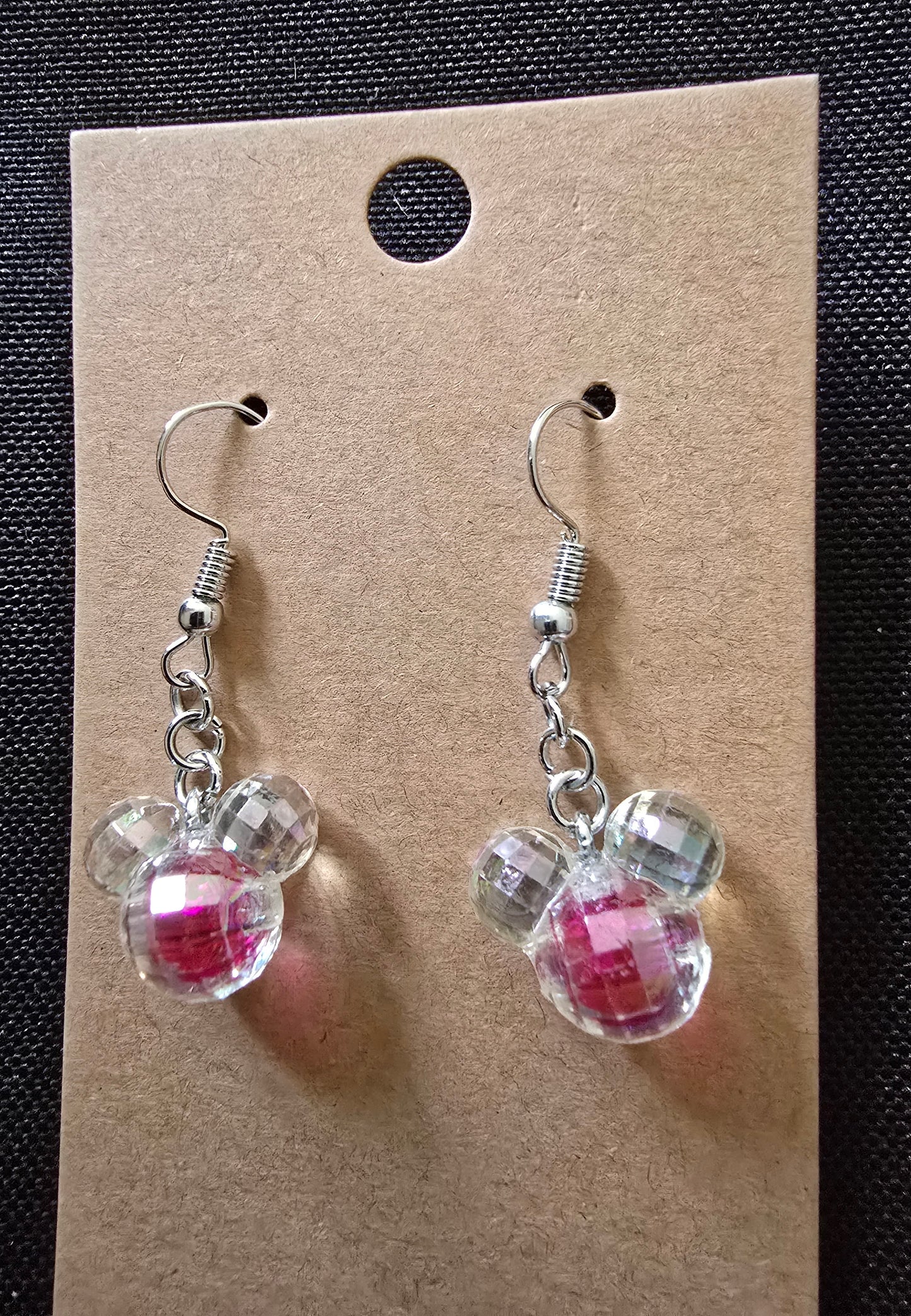 Mickey mouse colorful earrings