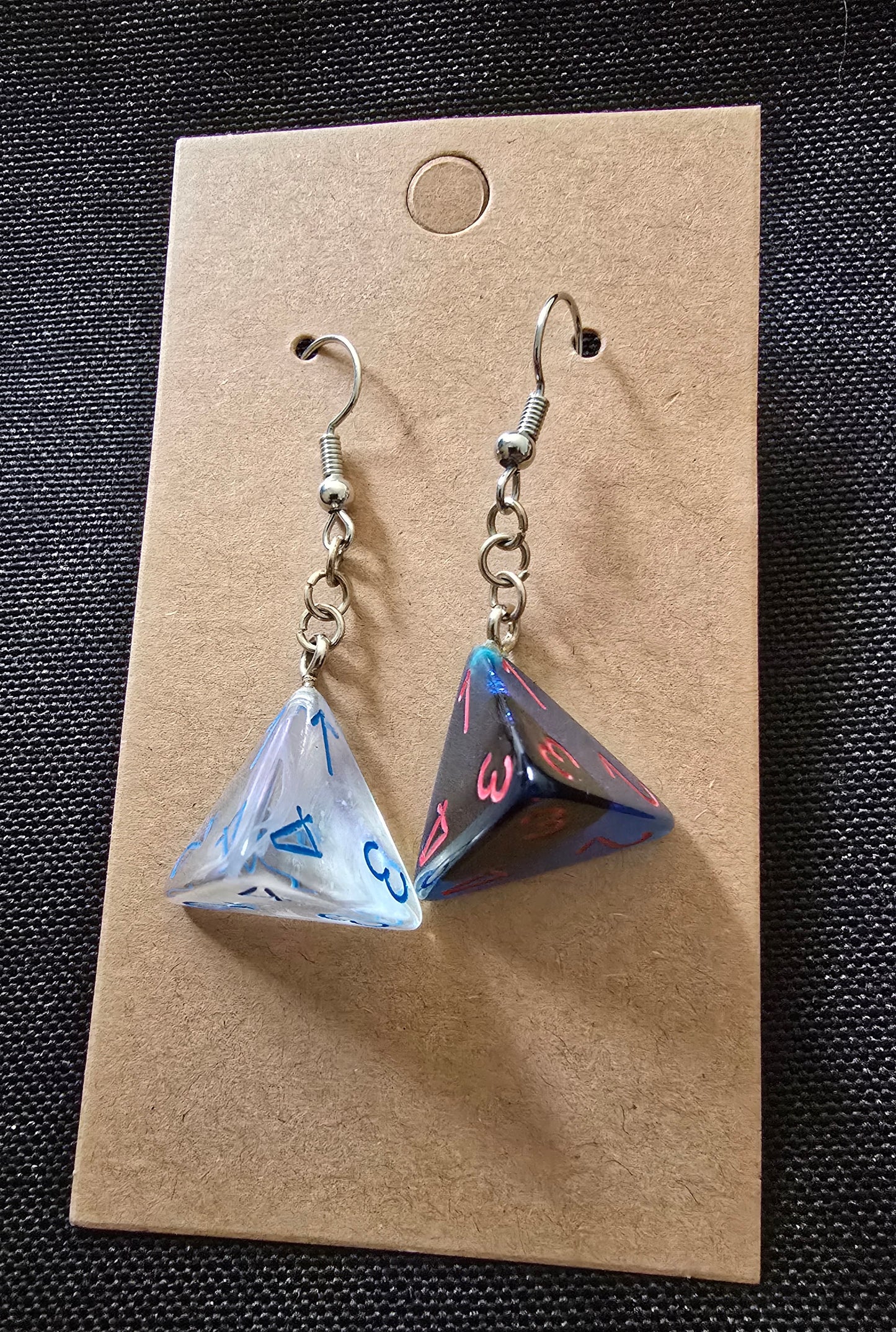 Dice earrings