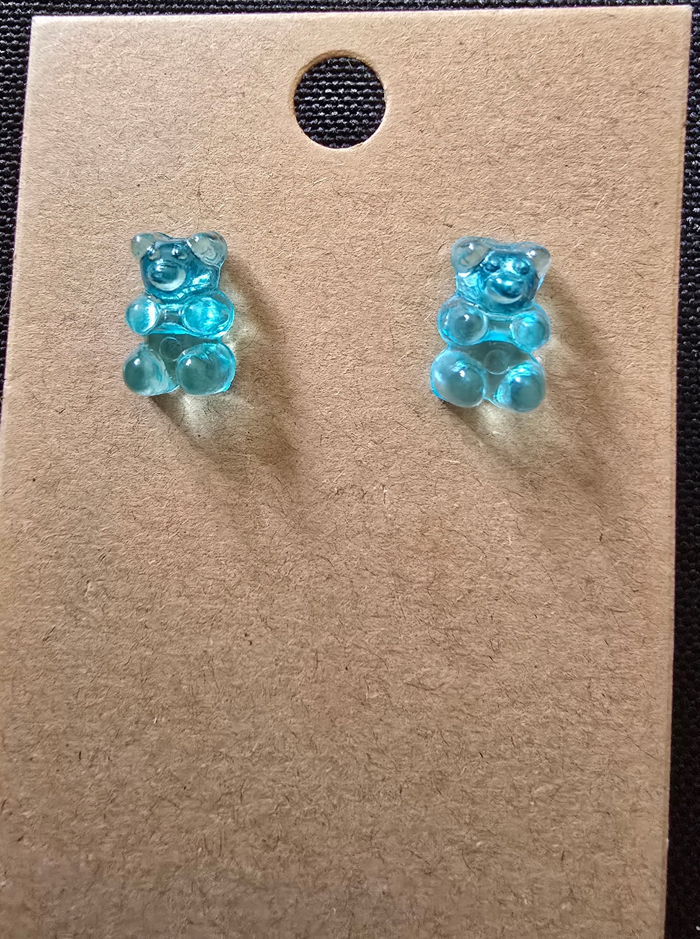 Gummy bear stud earrings
