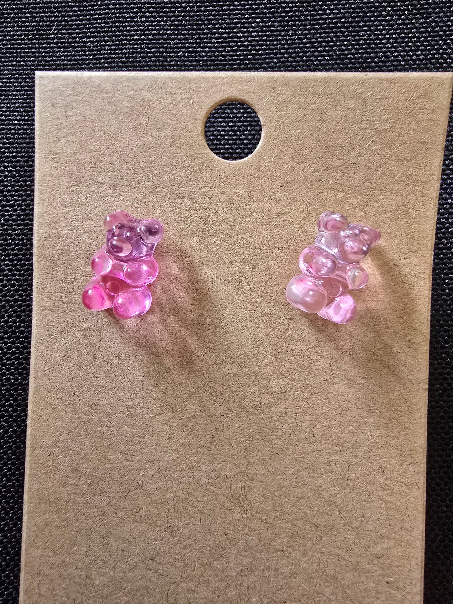 Gummy bear stud earrings