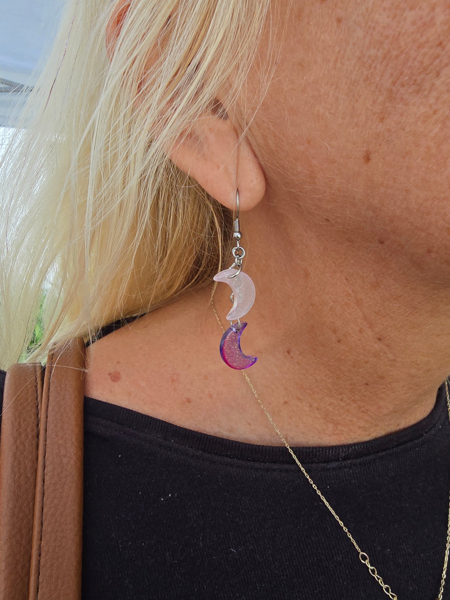Moon earrings