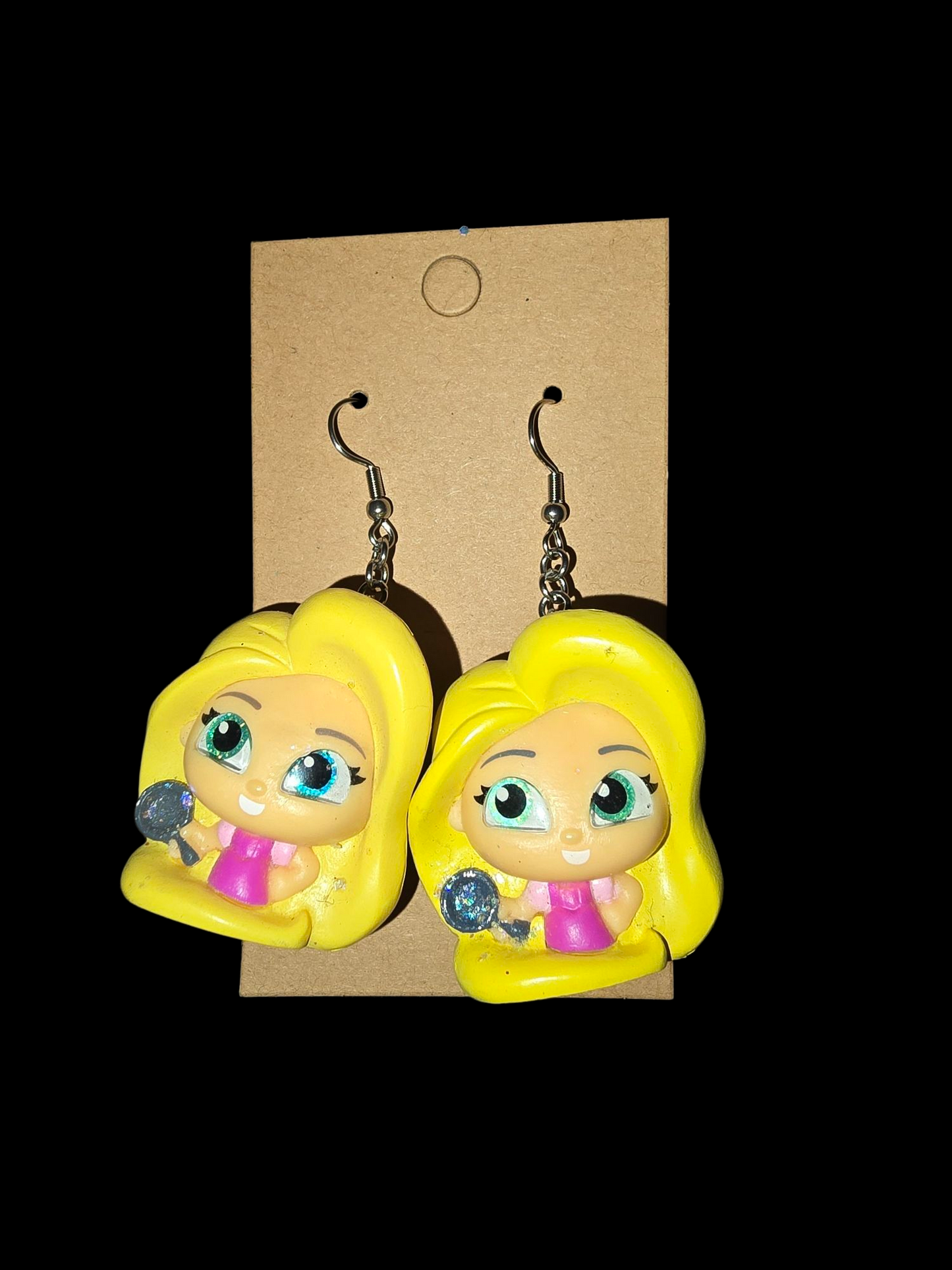 Tangled Disney doorables earrings