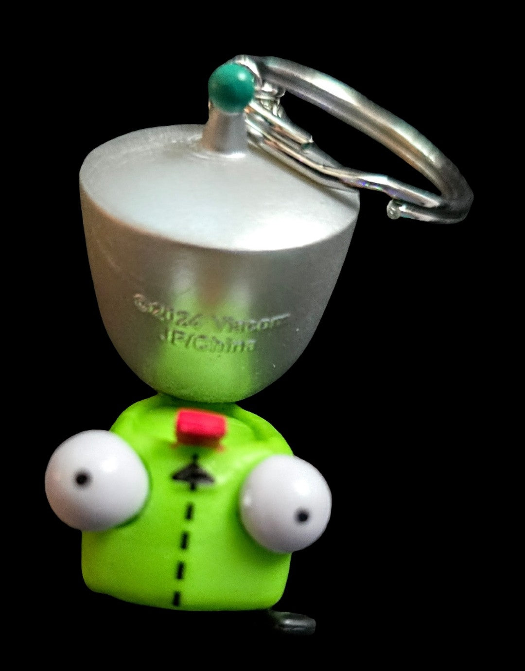 Invader zim Gir keychains