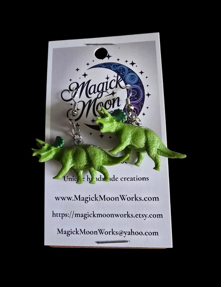 Dinosaur earrings