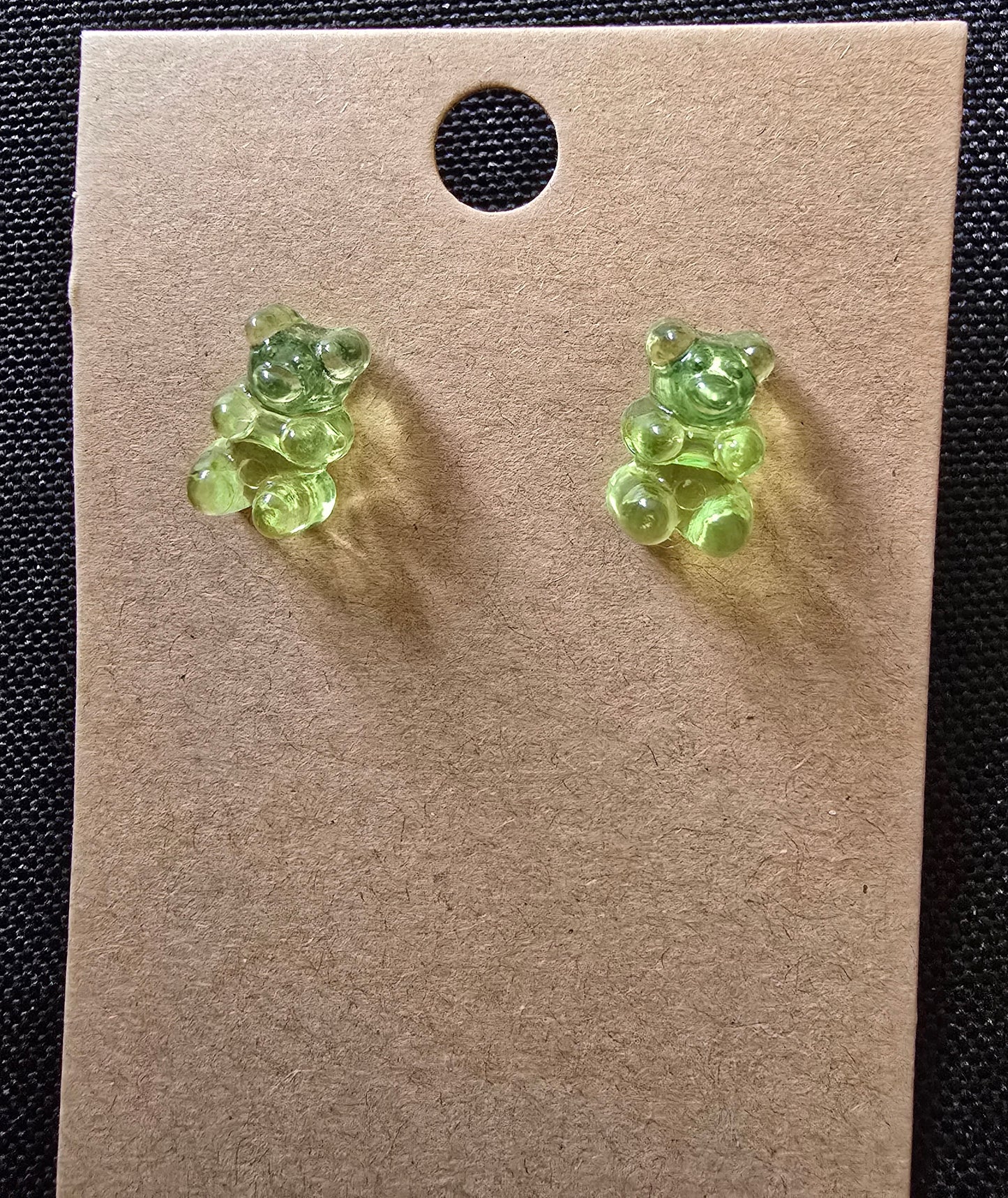 Gummy bear stud earrings