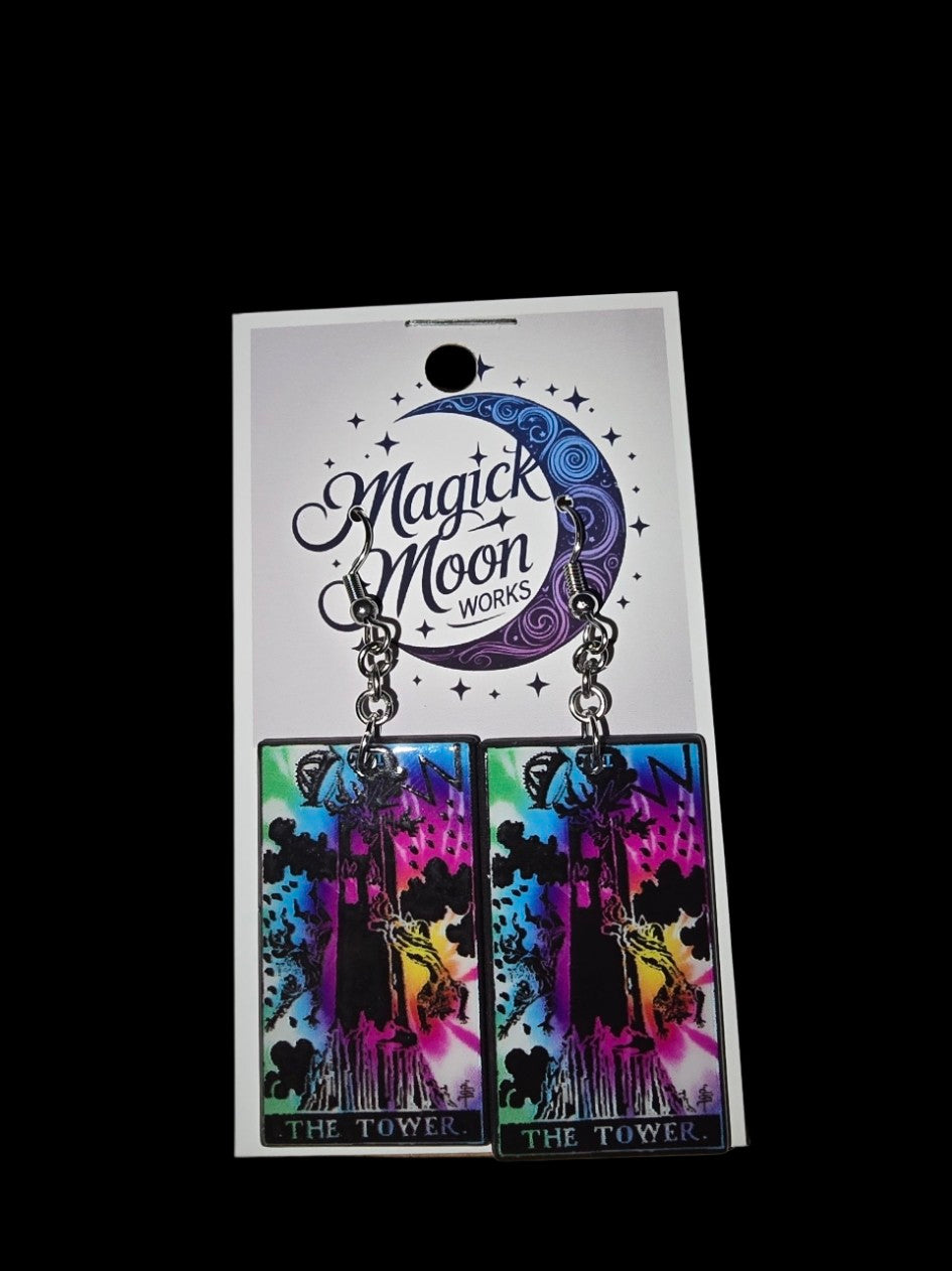 Pastel Tarot earrings