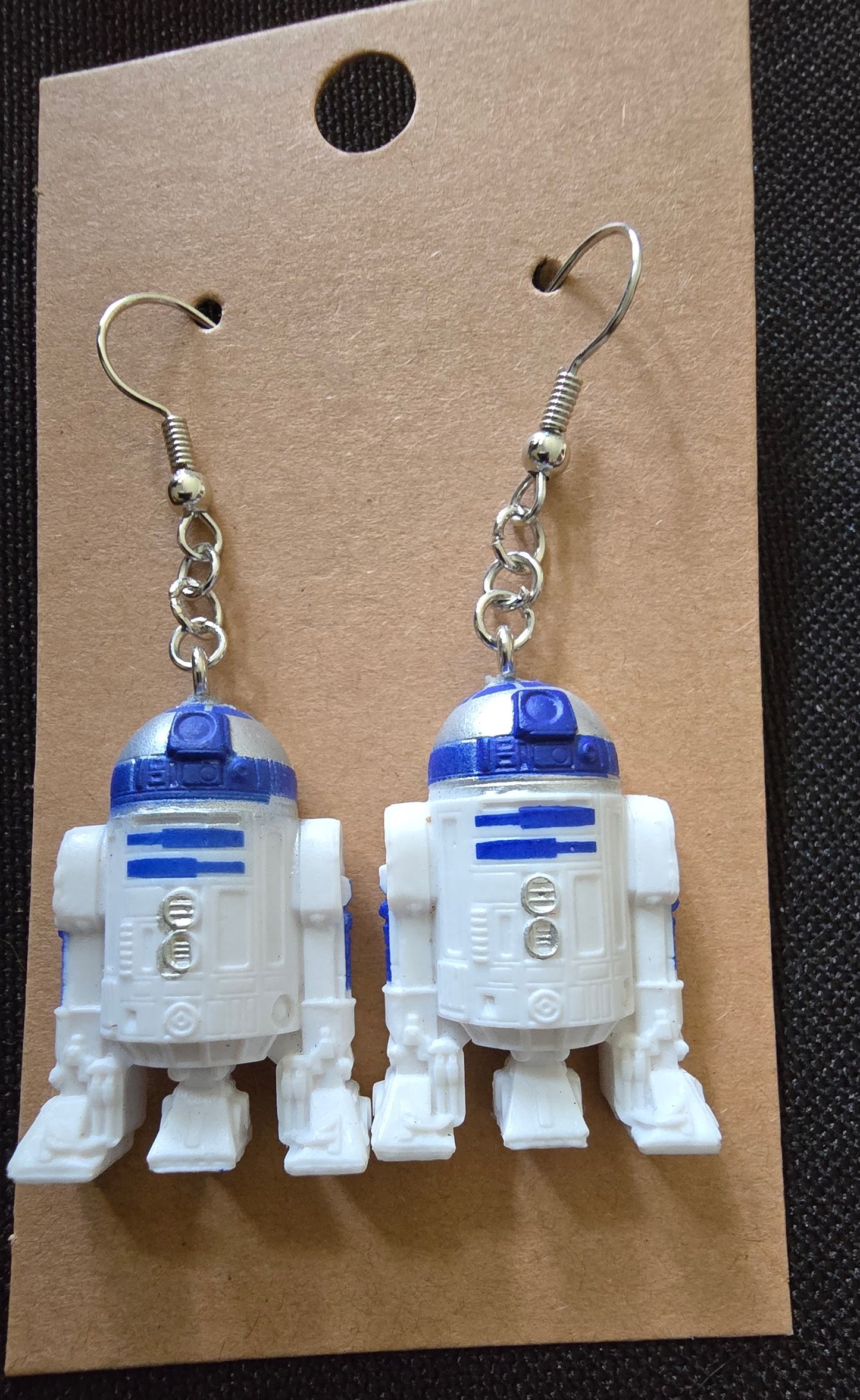 R2D2 miniature earrings