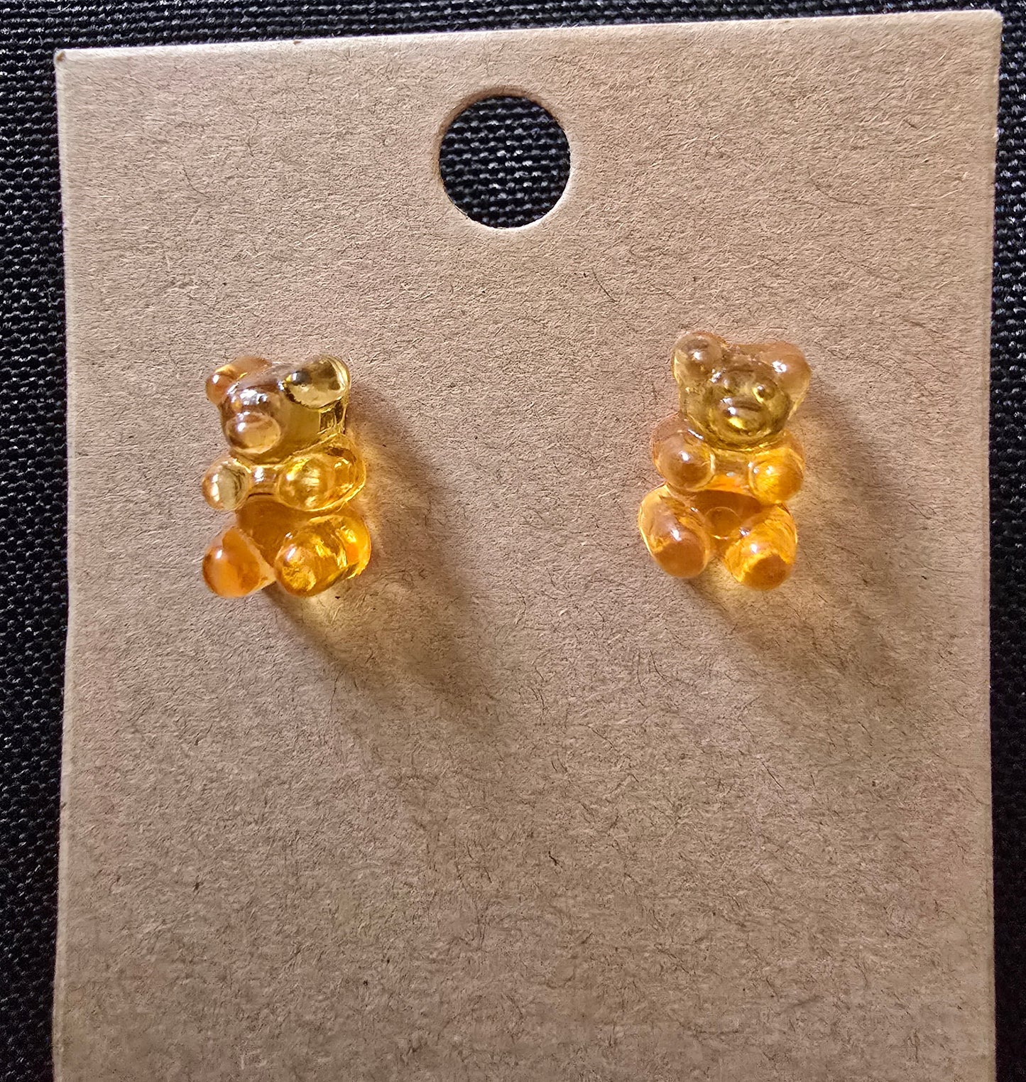 Gummy bear stud earrings