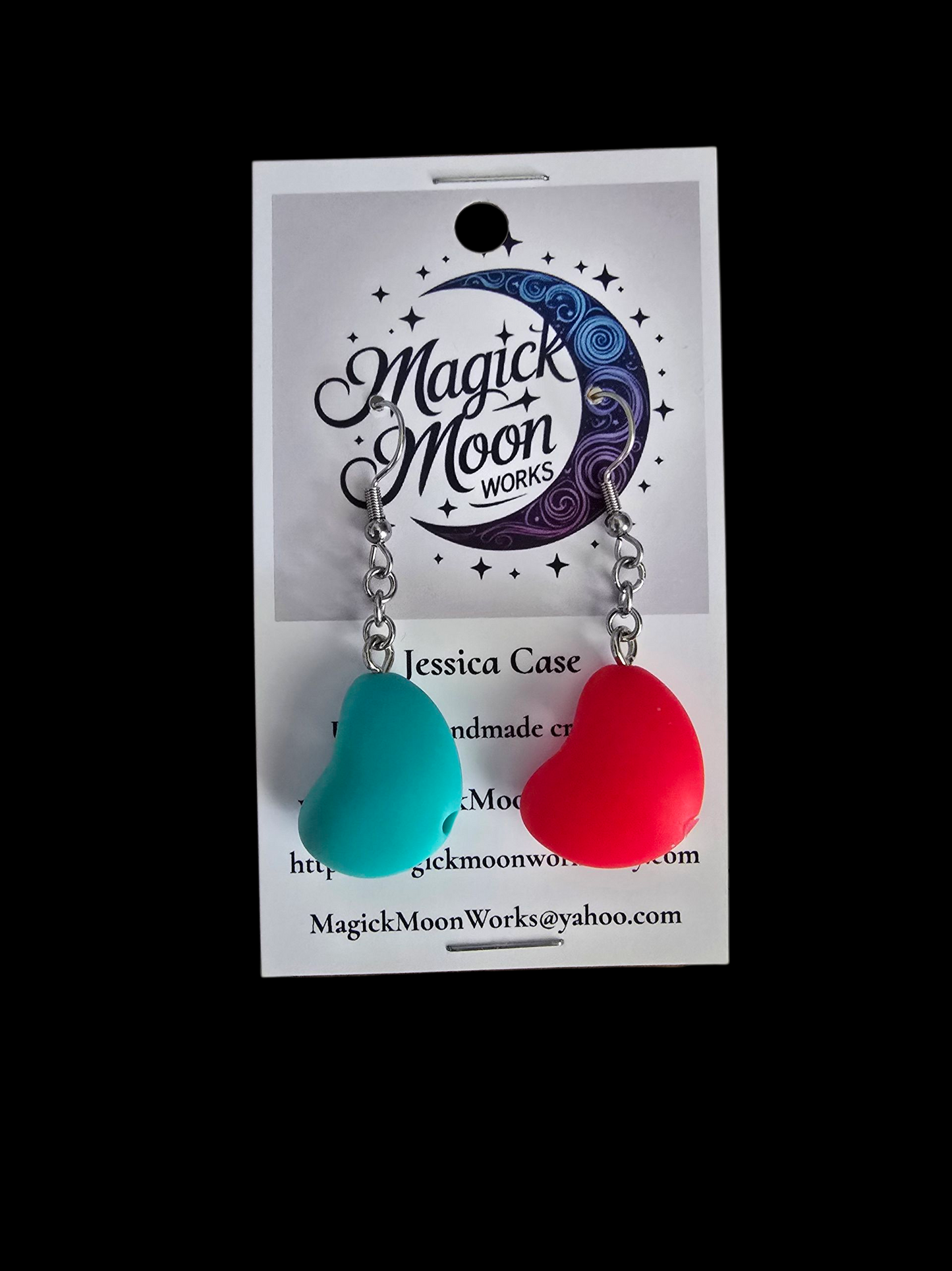 Silicone Heart earrings