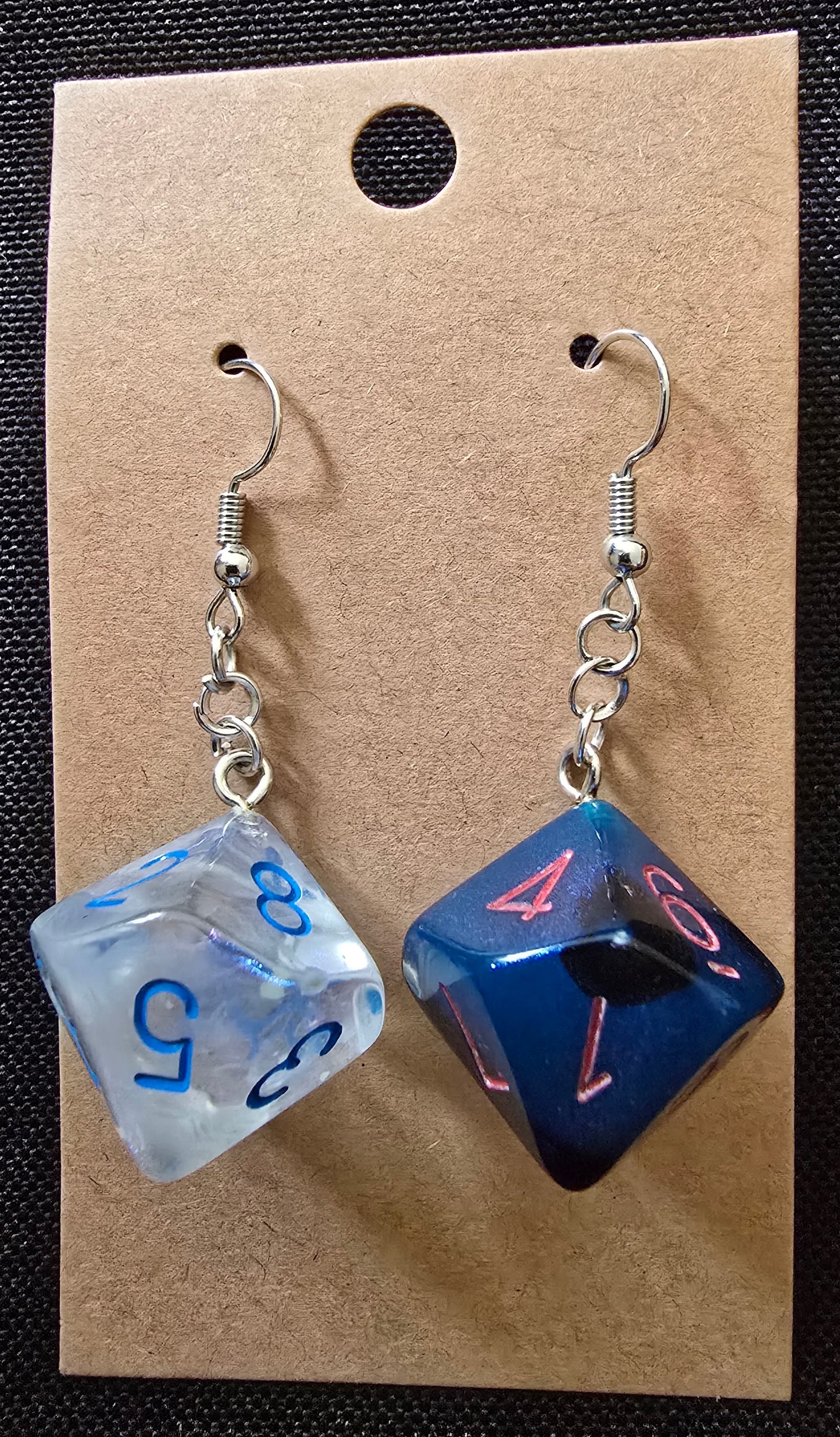 Dice earrings