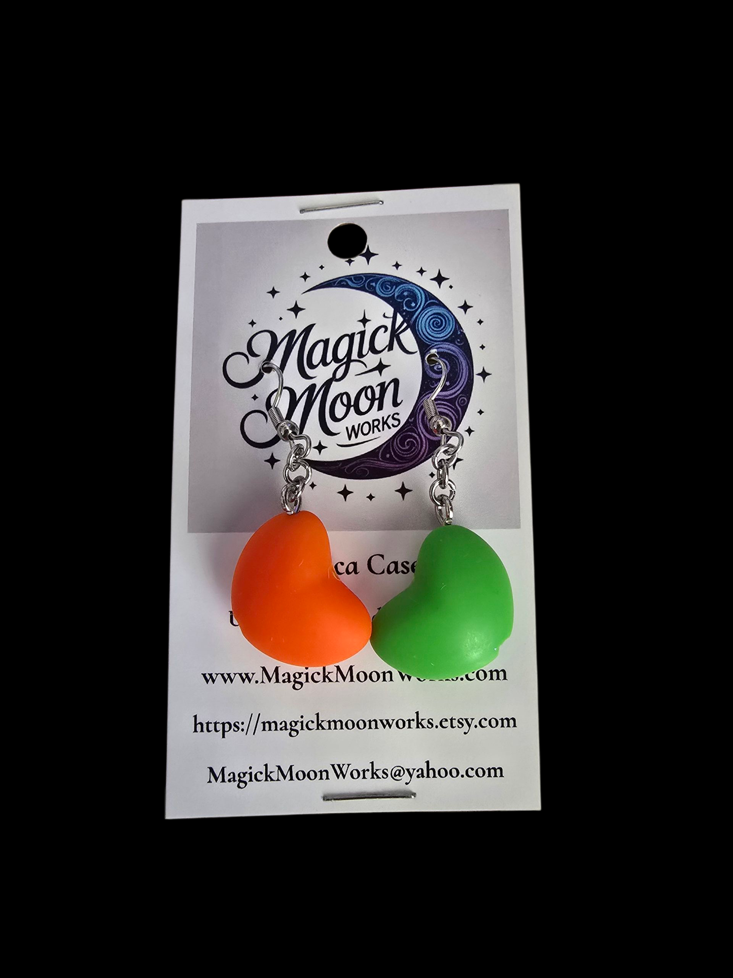 Silicone Heart earrings