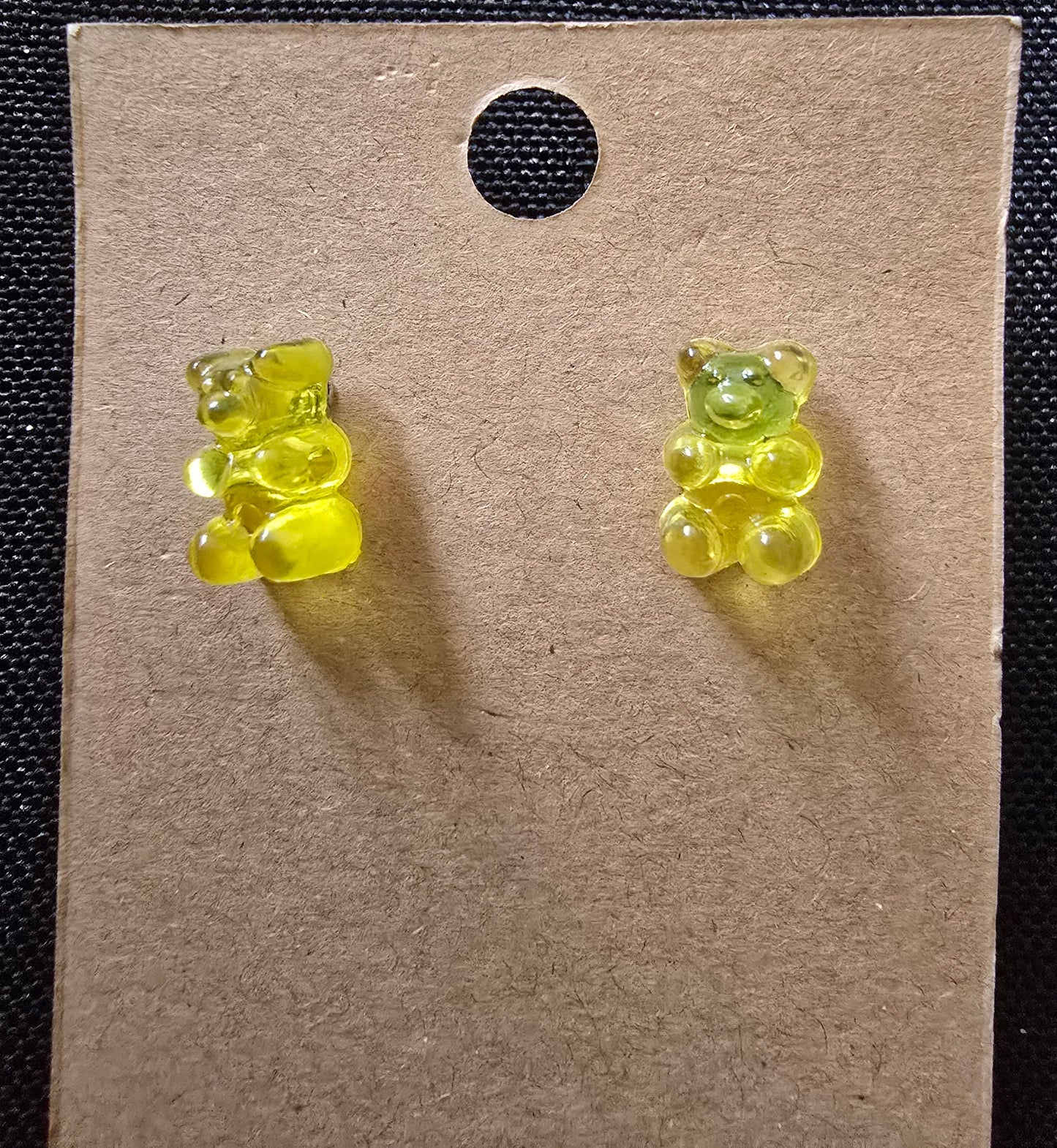 Gummy bear stud earrings