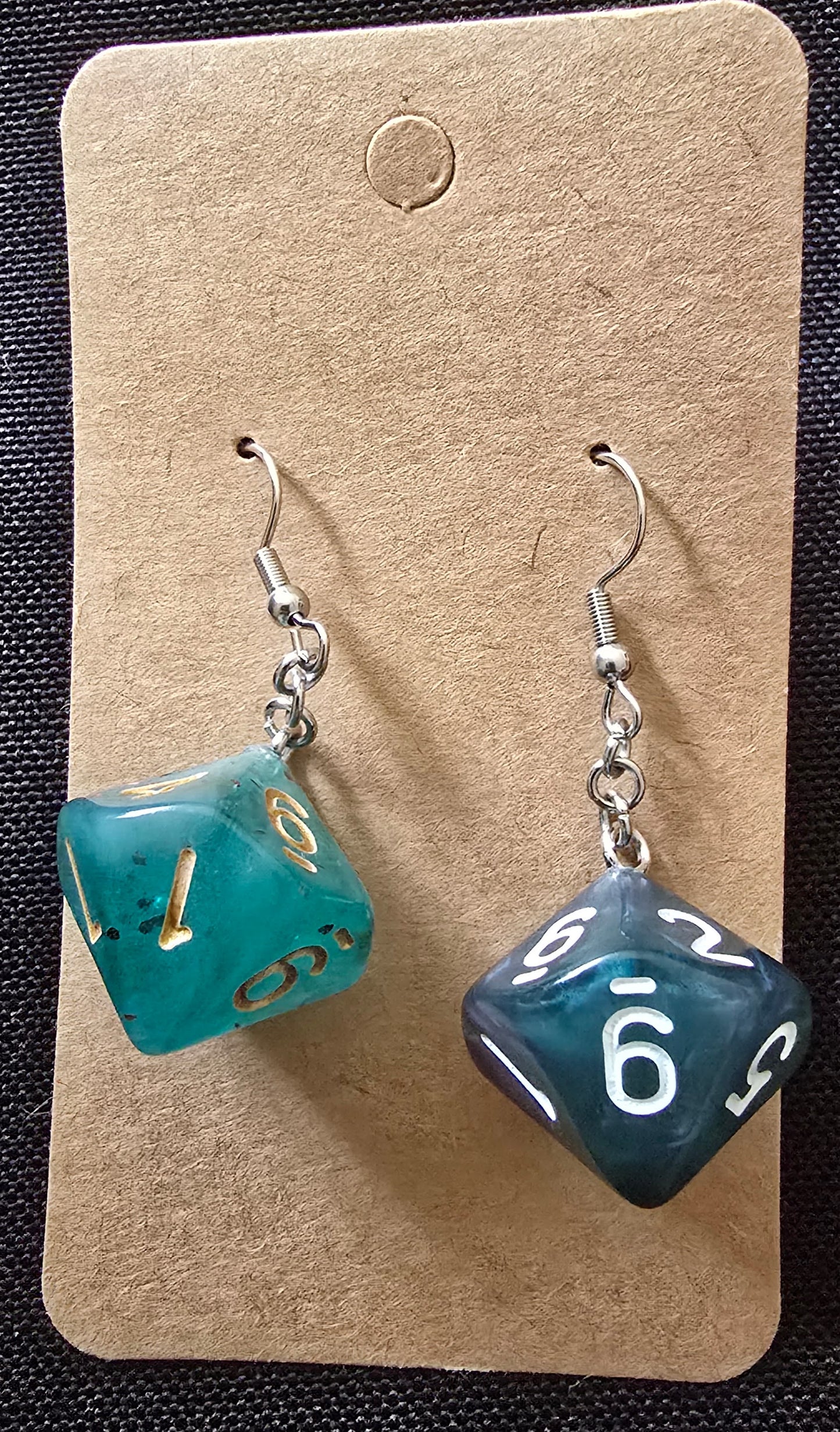 Dice earrings