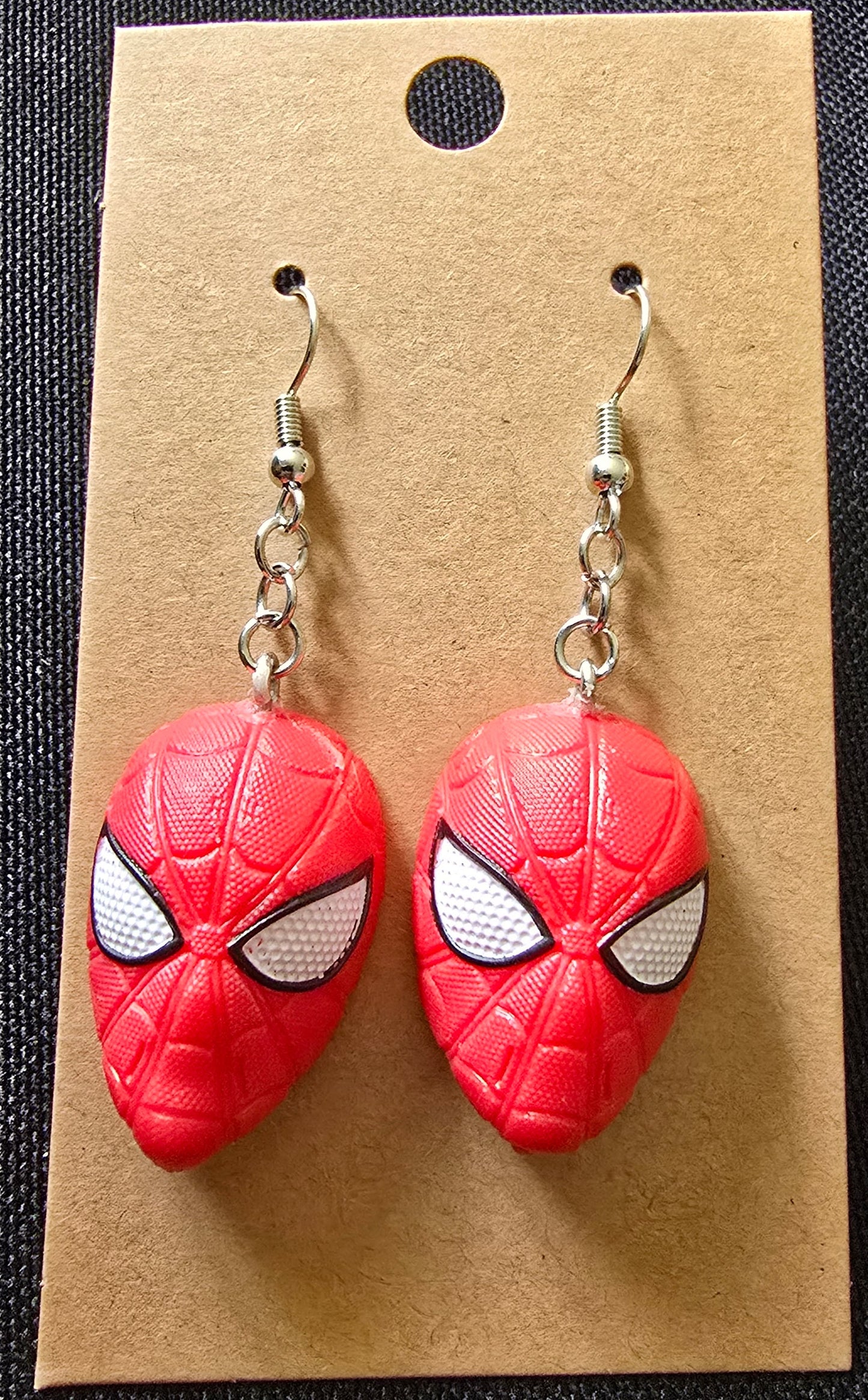 Spiderman earrings