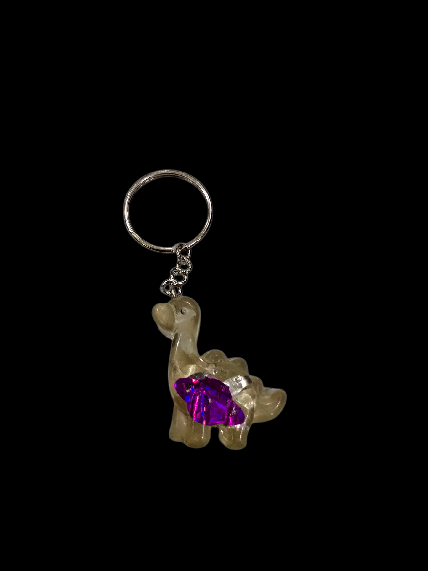 Resin dinosaur keychains