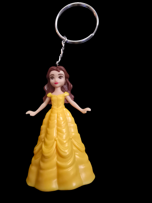 Beauty and the beast keychains