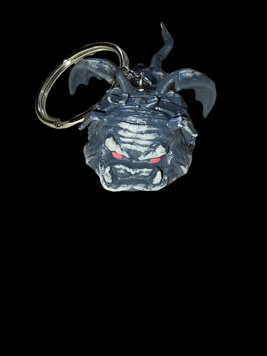 Gargoyle pupper keychain
