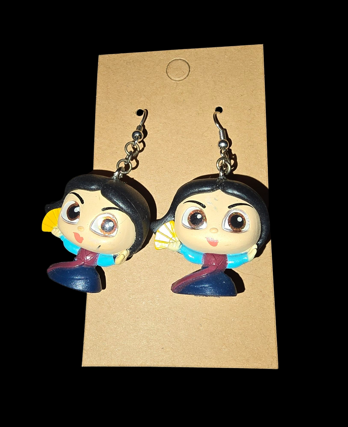 Mulan Disney doorables earrings