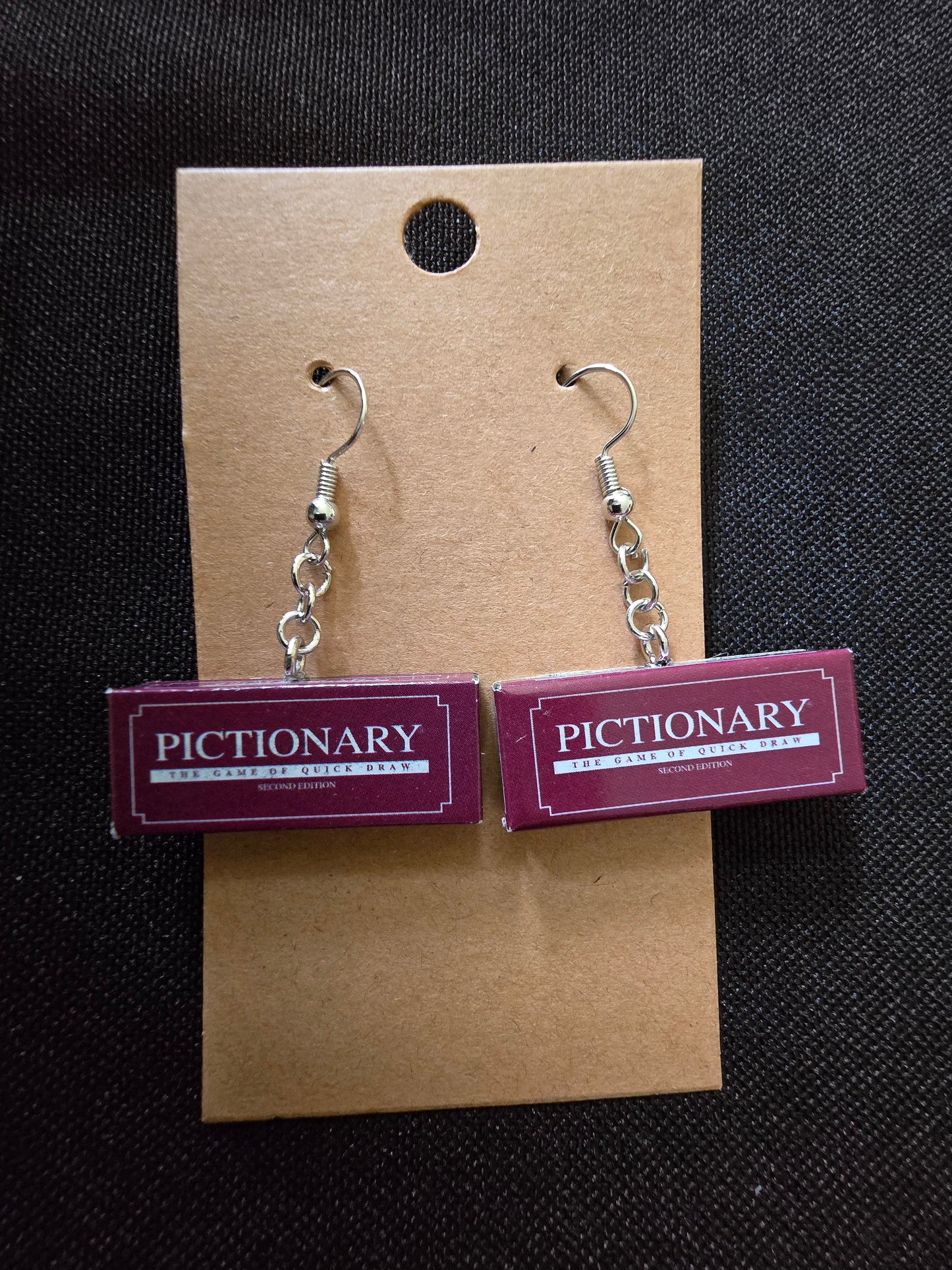 Board game earrings