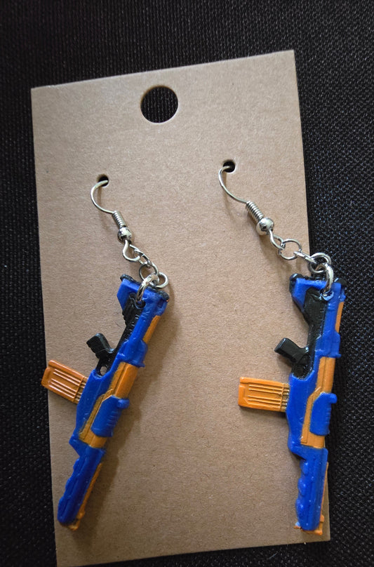 Nerf gun earrings