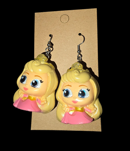 Sleeping Beauty Disney doorables earrings