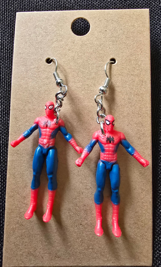 Spiderman earrings
