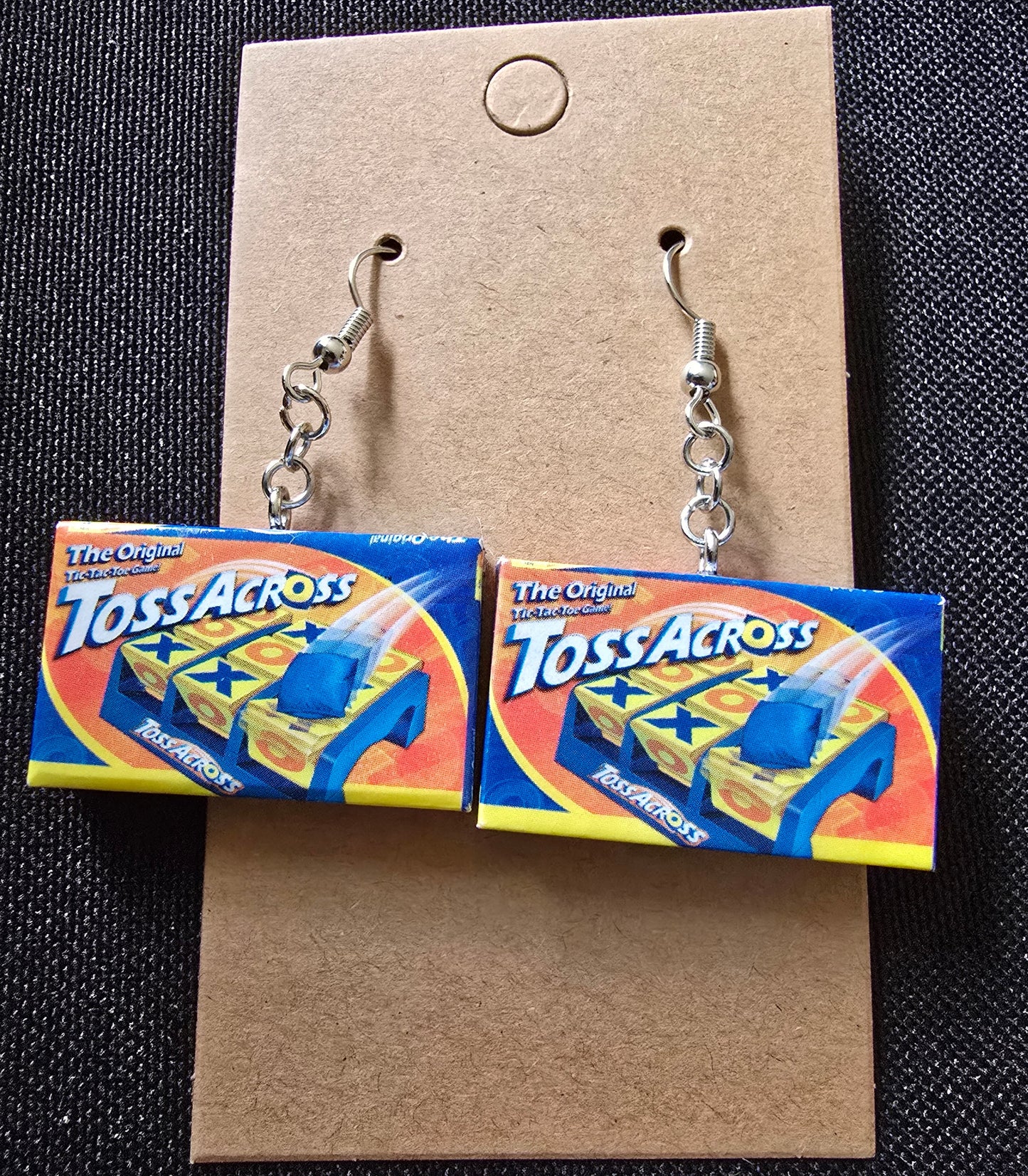 Board game earrings
