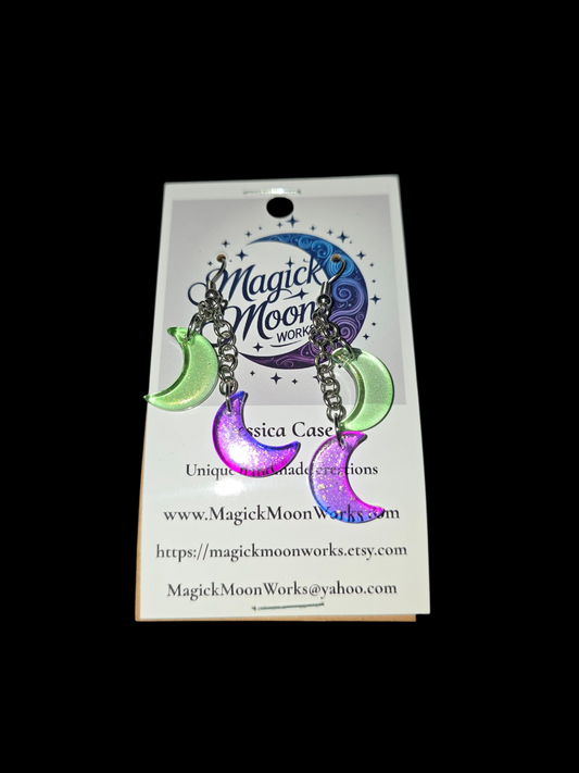 Moon earrings