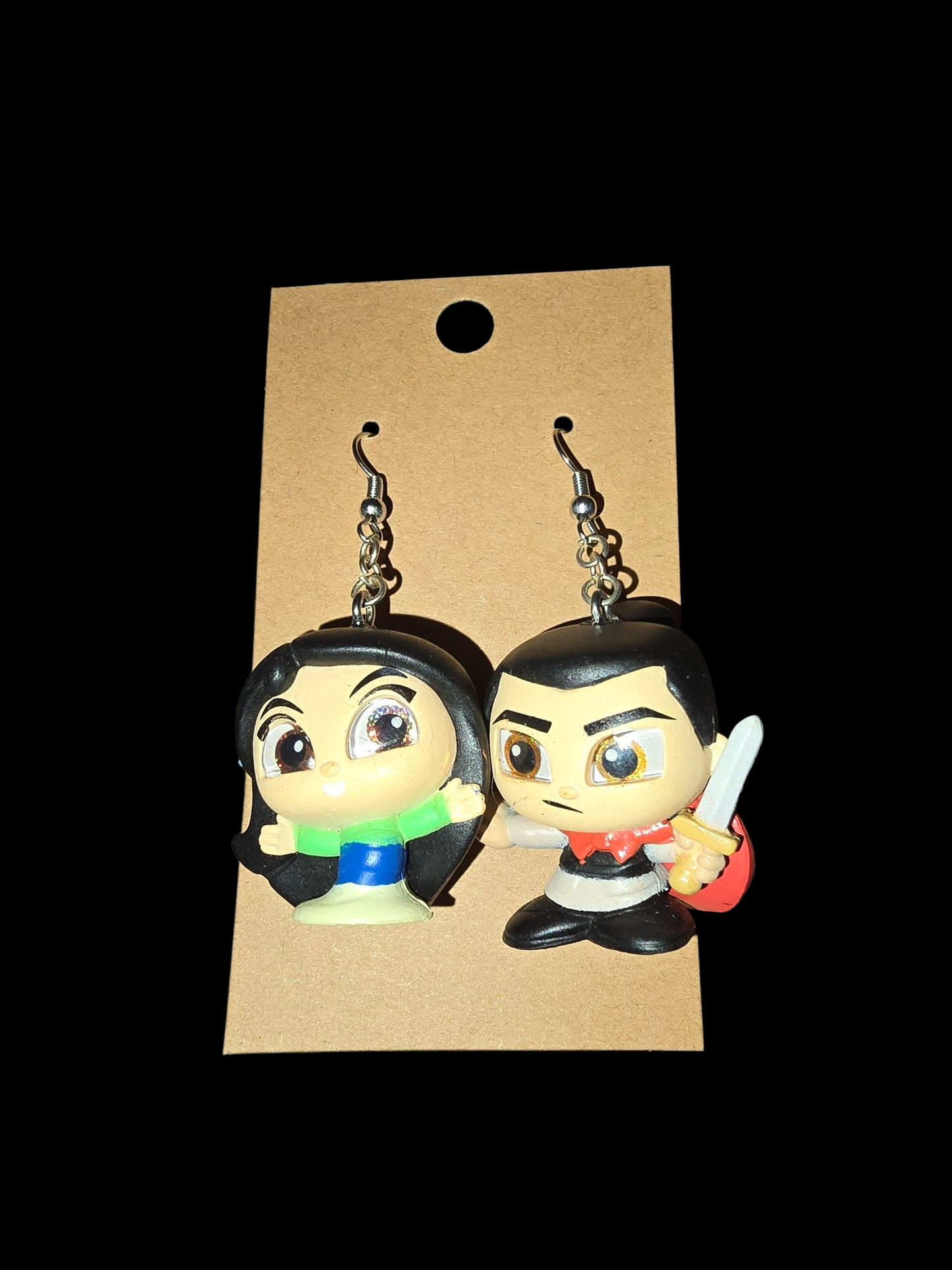 Mulan Disney doorables earrings