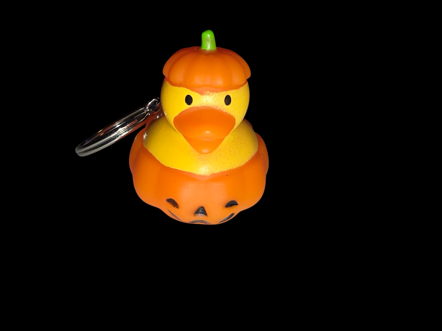 Pumpkin duck keychain