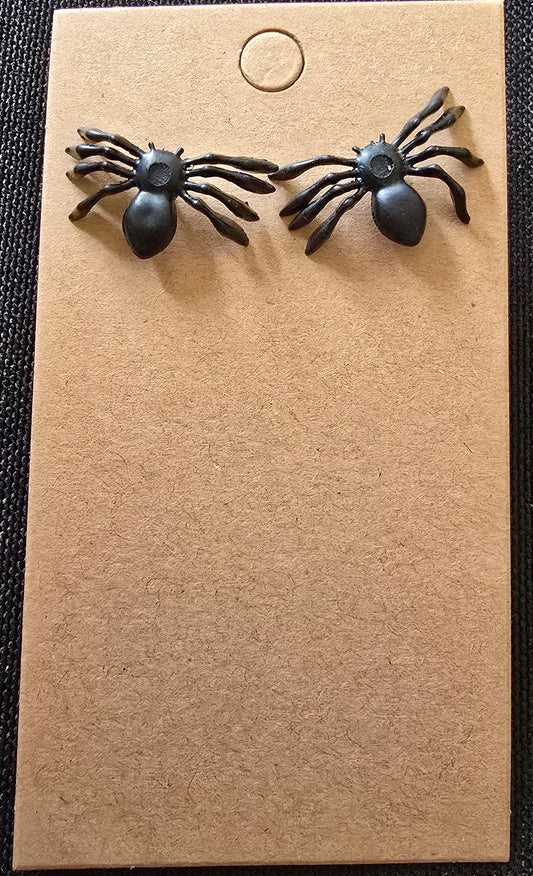 Spider stud earrings