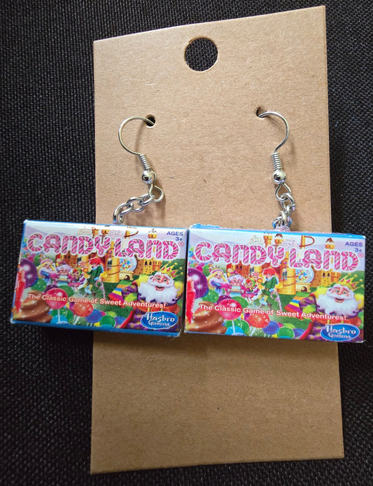 Board game earrings