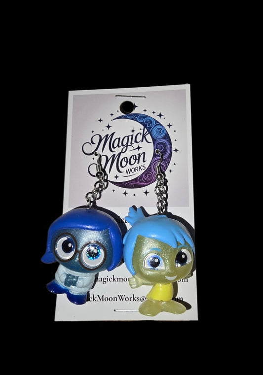Inside out doorables earrings