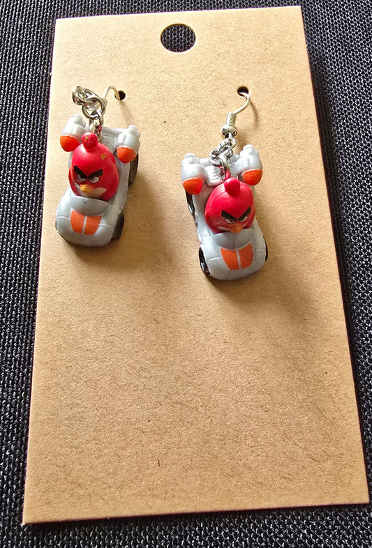 Angry birds earrings