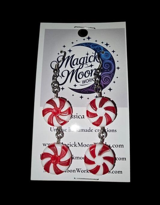 Peppermint earrings